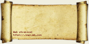 Jana Pantović vizit kartica